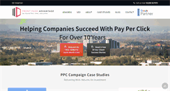 Desktop Screenshot of frontpageadvantage.com
